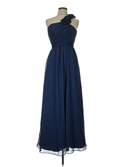 Pre-owned Allure Bridals Cocktail Dress In Blue