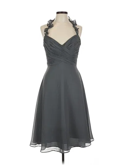 Pre-owned Allure Bridals Cocktail Dress In Gray