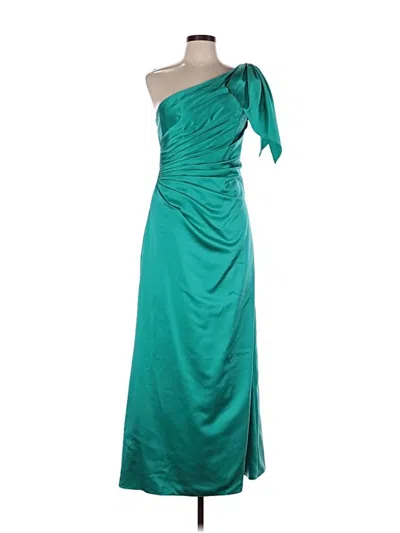 Pre-owned Allure Bridals Cocktail Dress In Teal
