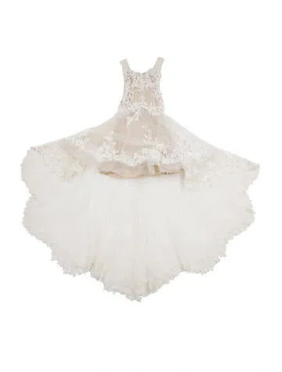 Pre-owned Allure Bridals Scoop Neck Long Dress W/ Tags In Gray