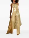 Allure Embellished Halter-neck Top In Neutral