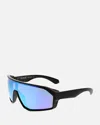 Allure Eyewear Men's Scar Polarized Shield Sunglasses In Matte Black