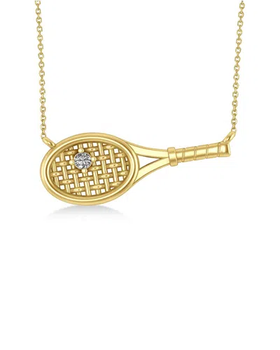 Allurez 14k 0.05 Ct. Tw. Diamond Pendant Necklace