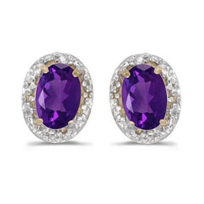 Allurez 14k Gold Diamond & Gemstone  Earrings In Gray