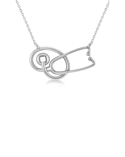 Allurez Stethoscope Pendant Necklace 14k In Metallic