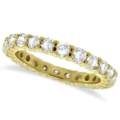 Allurez Diamond Eternity Ring Wedding Band 14k In Gold