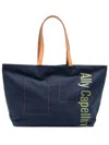 Ally Capellino Logo-print Tote Bag In Blau
