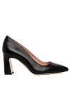 Ally Shoes Bold Block Heel Pump In Black