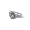 Allyanna Gifts Women's 1.2ct Moissanite Engagement Ring In Sterling Silver In Silver