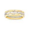 Allyanna Gifts Women's 3 Band Stackable Ring Set In Gold/silver In Gold