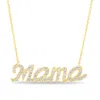 Allyanna Gifts Women's Cubic Zirconia "mama" Necklace In Gold In Gold
