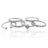 Allyanna Gifts Women's Marbella Stackable Ring Set In Silver In Silver