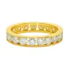 Allyanna Gifts Women's Moissanite Eternity Band Ring In Gold In Gold