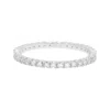 Allyanna Gifts Women's Moissanite Pave Band Ring In Sterling Silver In Metallic