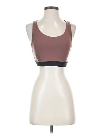 Pre-owned Allyson Felix X Athleta Sports Bra In Brown