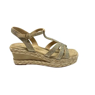 Alma En Pena - Suede Sand V241005 In Gold