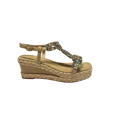 Alma En Pena - Zeppa Suede Sand V241004 In Brown