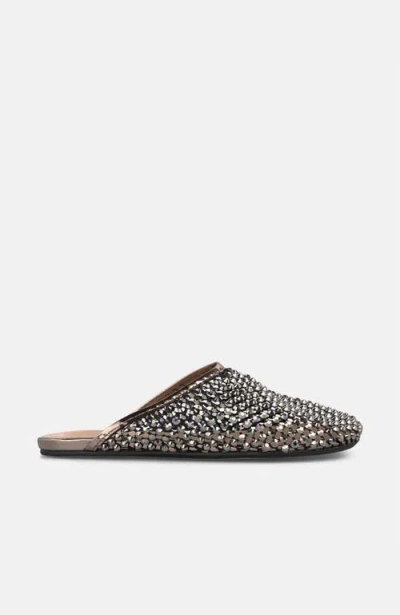 Alma En Pena Flat Mule Mesh Sandal In Brown