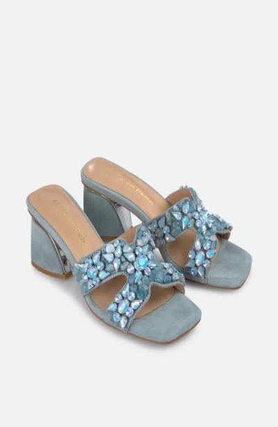 Alma En Pena Mule Heel In Blue