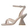 Alma En Pena Sandals Grey In Grigio Metallici E Grigi