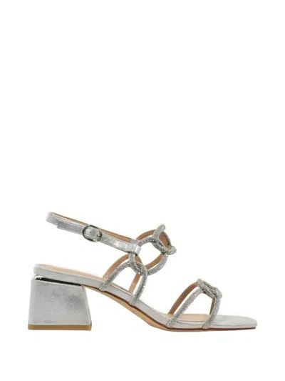 Alma En Pena Sara Crystal-embellished Sandals In Multi