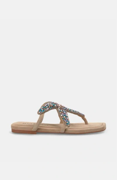 Alma En Pena Star Flat Sandal In Multi