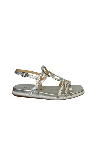 Alma En Pena Woman  Low Sandals In Silver