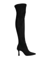 Alma En Pena . Woman Boot Black Size 7 Textile Fibers In Black