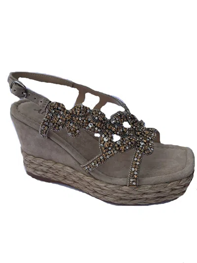 Alma En Pena Women's Malaquita Wedge Sandals In Vision In Brown