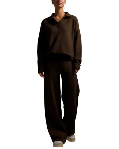 Alma King 2pc Sweater & Pant Set In Brown