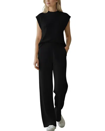 Alma King 2pc T-shirt & Pant Set In Black