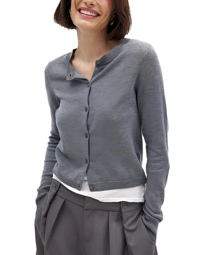Alma King Cardigan In Gray