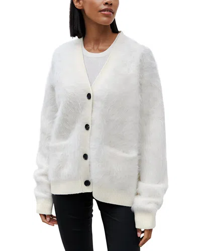 Alma King Cardigan In White