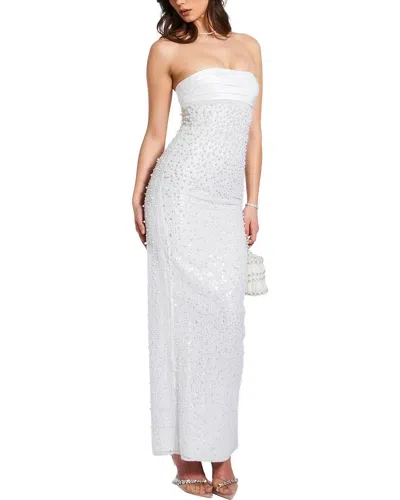 Alma King Maxi Dress In White
