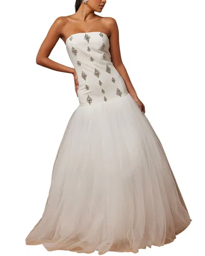 Alma King Maxi Dress In White