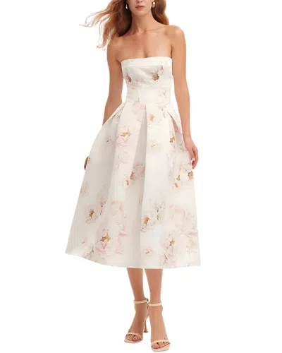Alma King Midi Dress In Neutral