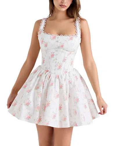 Alma King Mini Dress In White