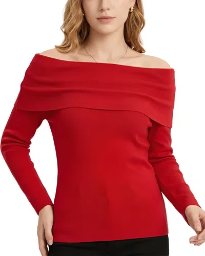 Alma King Sweater In Red