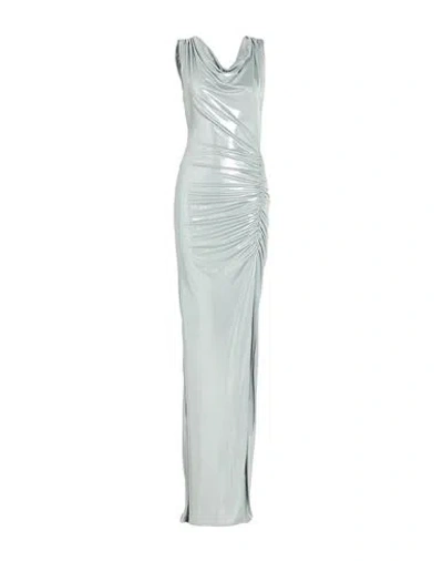 Alma Sanchez Woman Maxi Dress Light Green Size 10 Polyester, Elastane