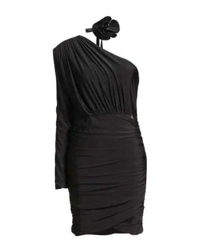 Alma Sanchez Woman Mini Dress Black Size 8 Polyester, Elastane