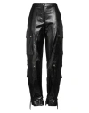 Alma Sanchez Woman Pants Black Size 8 Polyester, Polyurethane In Black