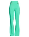 Alma Sanchez Woman Pants Green Size 10 Polyester, Elastane In Green