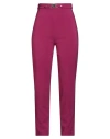 Alma Sanchez Woman Pants Magenta Size 4 Polyester, Elastane In Purple