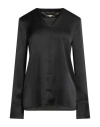 Alma Sanchez Woman Top Black Size 4 Polyester In Black