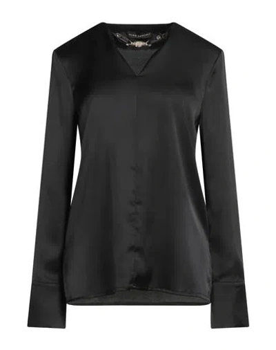Alma Sanchez Woman Top Black Size 4 Polyester