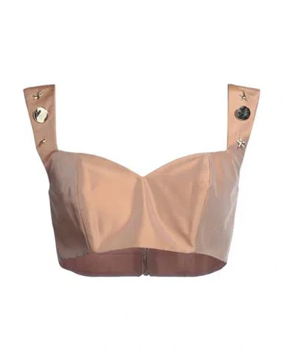 Alma Sanchez Woman Top Blush Size 4 Polyester In Pink