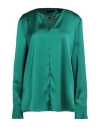 Alma Sanchez Woman Top Emerald Green Size 10 Polyester