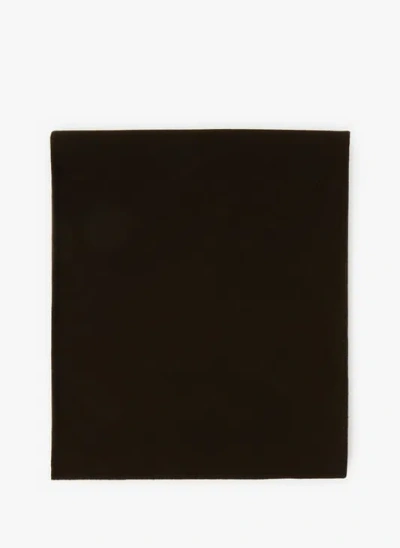 Almada Echarpe Micha En Laine Mélangée In Brown