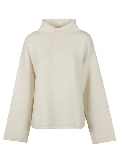 Almada Label Amie Boxy Turtleneck Sweater In Multi