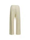 Almada Label Bea Elasticated-waistband Trousers In White